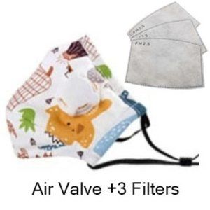 Children's Washable Cotton Face Mask - Animals